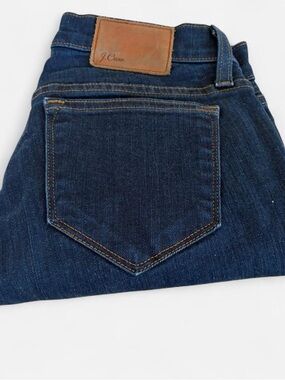 EUC J. Crew Size 26 Women’s Blue Denim Toothpick Straight Leg Jeans